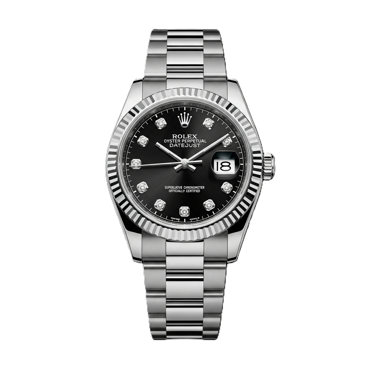 Rolex Date Just I Semi-Automatic I Black Dial