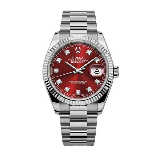 Rolex Date Just I Semi-Automatic I Red Dial