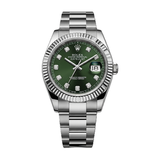 Rolex Date Just I Semi-Automatic I Green Dial